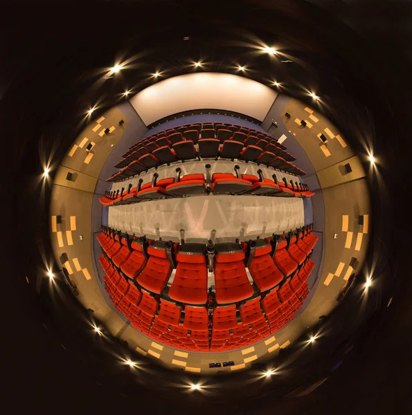 360 degrees cinema panorama little planet — Stock Photo, Image