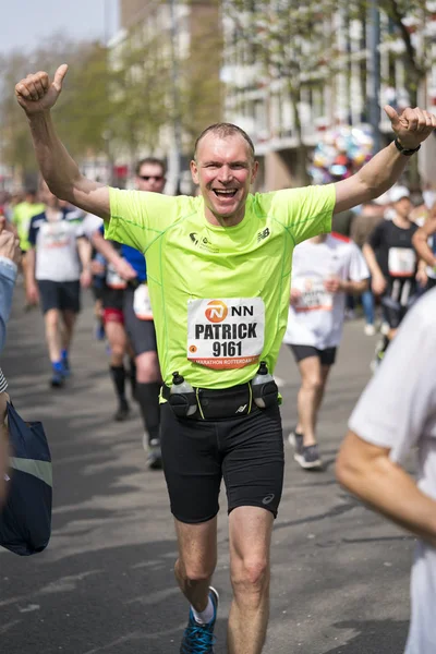 The champion running — Stock Photo, Image