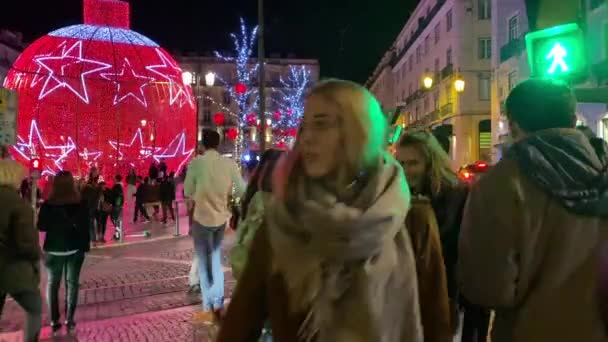 Kerstnacht bal 3 — Stockvideo