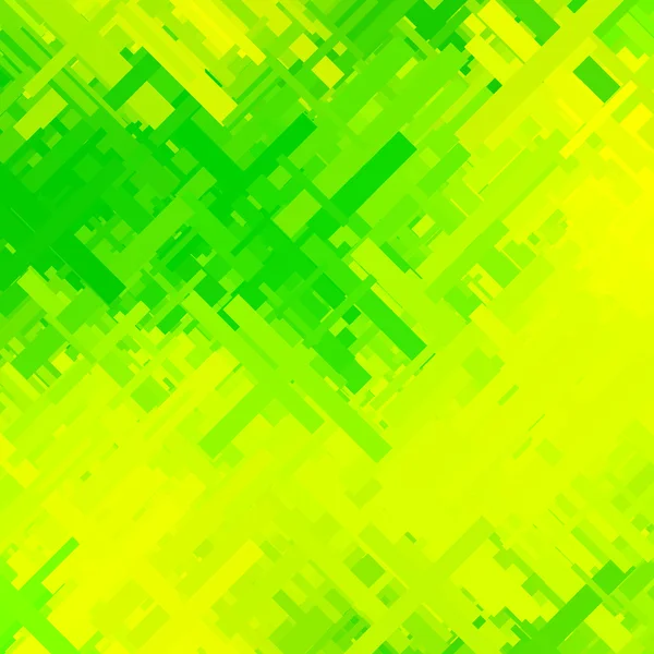 Green and Yellow Glitch Background — Stock Vector