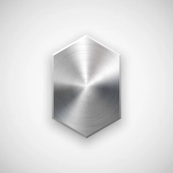 Abstracte technologie geometrische Badge — Stockvector