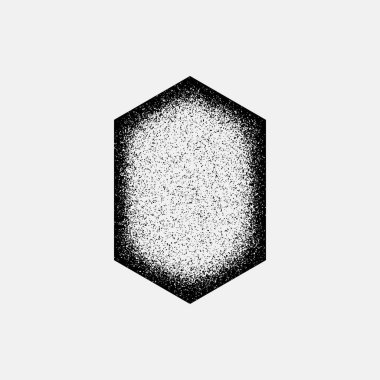Siyah tasarlamak teknoloji geometrik rozeti