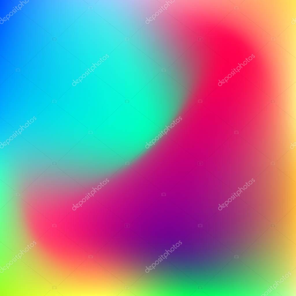 Abstract pink, teal, purple and green blur color gradient background for web, presentations and prints. Vector illustration.