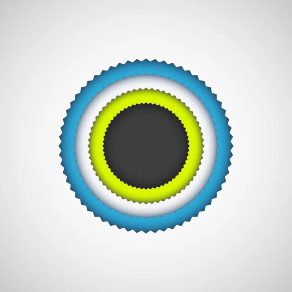 Badge bulle noire — Image vectorielle