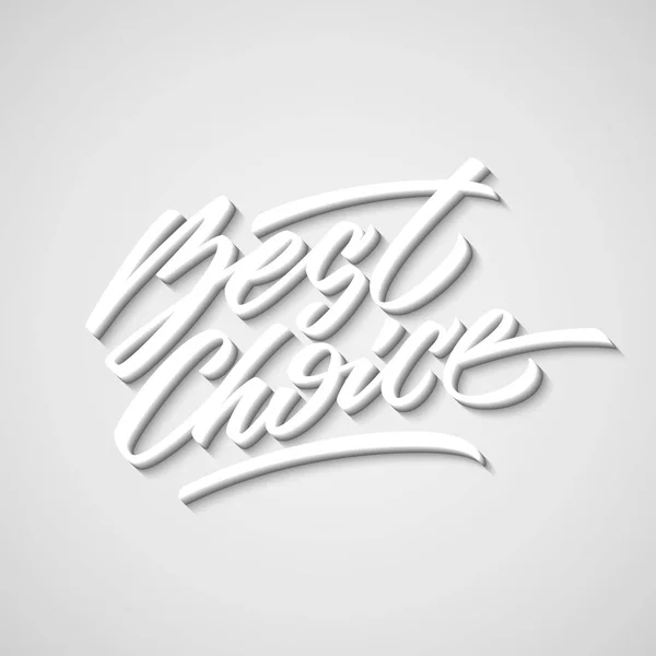 Beste keuze belettering Badge — Stockvector