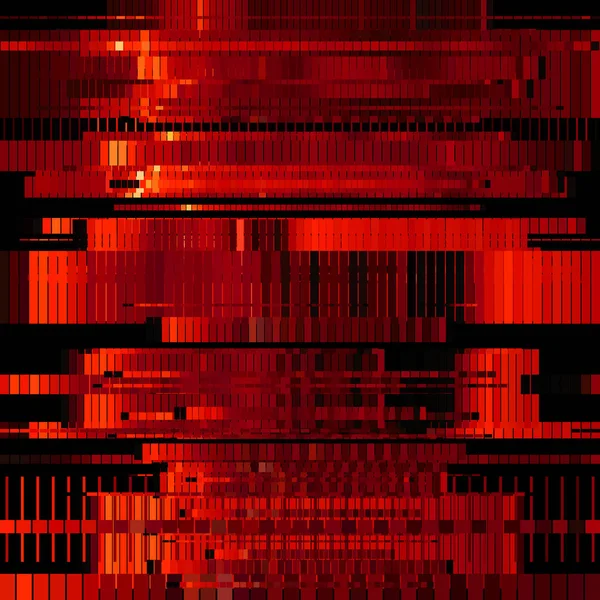 Glitch Green Résumé Contexte — Image vectorielle