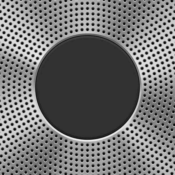 Μεταλλικό φόντο με διάτρητο μοτίβο — Διανυσματικό Αρχείο