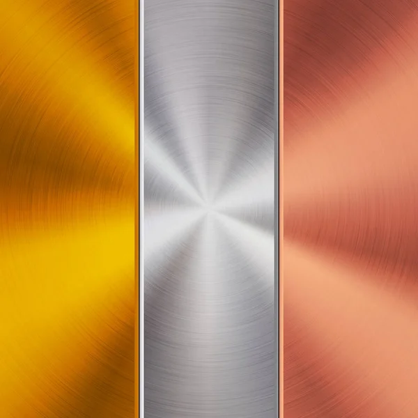Guld metall bakgrund — Stock vektor