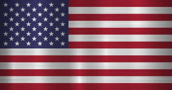 Oficiální vlajka USA — Stockový vektor