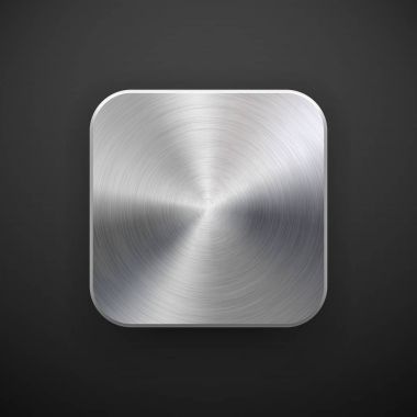 Metal doku şablonuyla app simgesi