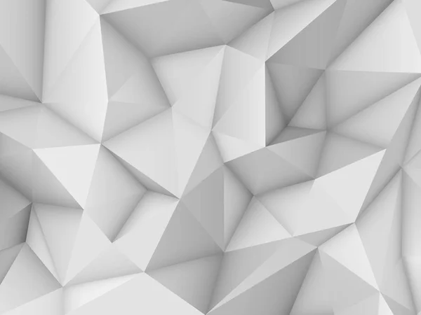 Blanc abstrait fond polygonal — Image vectorielle