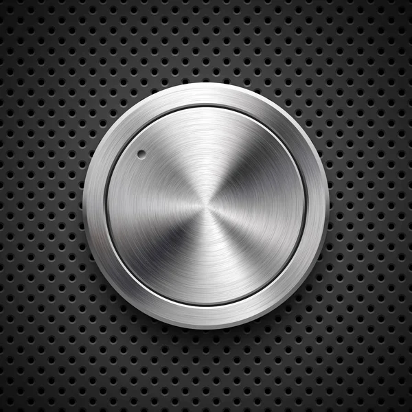 Abstrato Tecnologia Volume Knob — Vetor de Stock