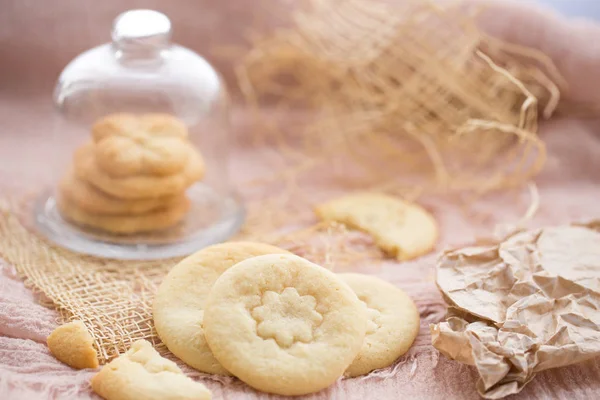 Sfondo biscotto di arachidi — Foto Stock