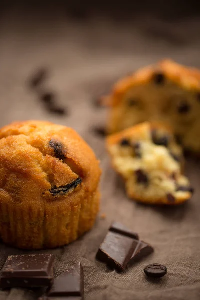 Plumcake con cioccolato — Foto Stock