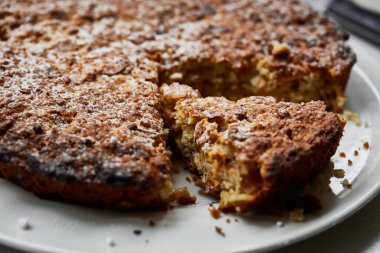 Pasta, yulaflı turta.