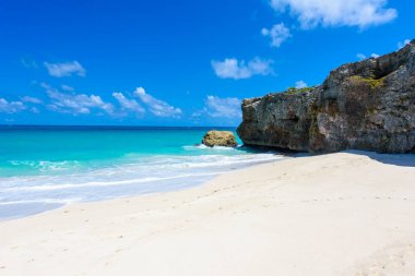 Cennet plaj Barbados Adası, alt Bay, Barbados, Karayip doğal görünümü.