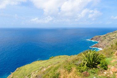 Shirley Heights limanda gündüz, Caribbean görünümünü.