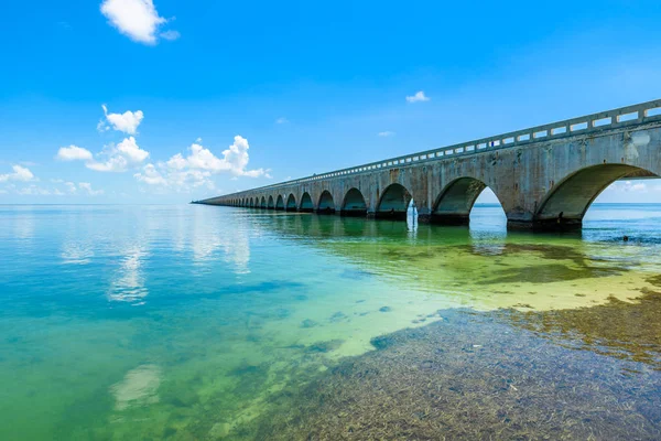 Observing view of Long Bridge at Florida Keys, Florida, USA