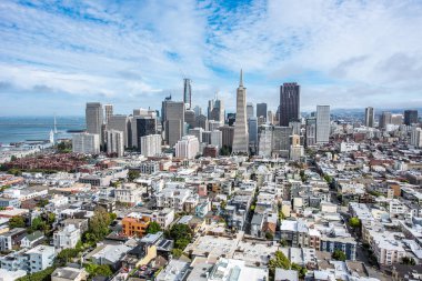 Güzel manzarası ve San Francisco Şehir, California, ABD.