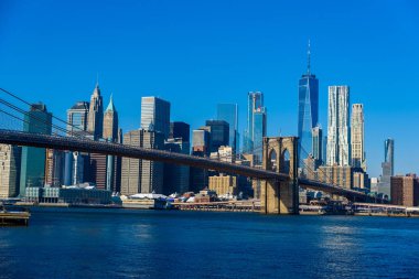 Aşağı Manhattan şehir, New York City, Amerika Birleşik Devletleri Panoraması