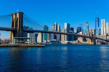 Aşağı Manhattan şehir, New York City, Amerika Birleşik Devletleri Panoraması