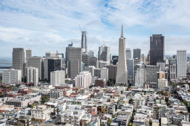 Güzel manzarası ve San Francisco Şehir, California, ABD.
