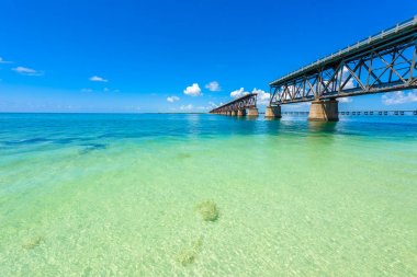 Bahia Honda State Park Calusa Beach, Florida Keys, Florida, ABD ile.