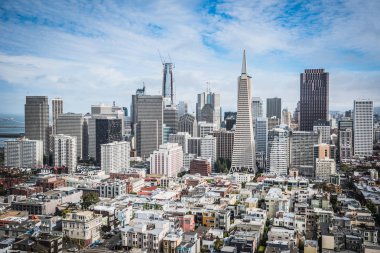 Güzel manzarası ve San Francisco Şehir, California, ABD.
