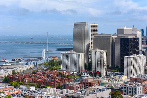 Aerial View Buildings San Francisco Downtown California Usa — Stock Photo, Image