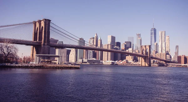 Vistas Panorámicas Del Centro Lower Manhattan Nueva York Estados Unidos — Foto de Stock