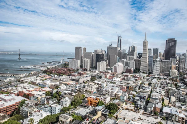 Panoramic Skyline San Francisco Downtown California Usa — Stock Photo, Image