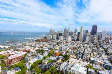 Güzel manzarası ve San Francisco Şehir, California, ABD.