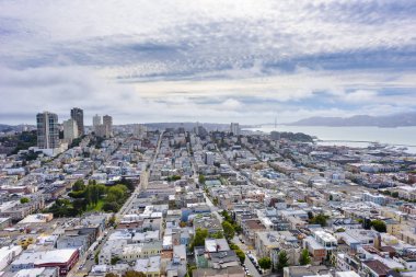 Güzel manzarası ve San Francisco Şehir, California, ABD.