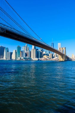 Aşağı Manhattan şehir, New York City, Amerika Birleşik Devletleri Panoraması