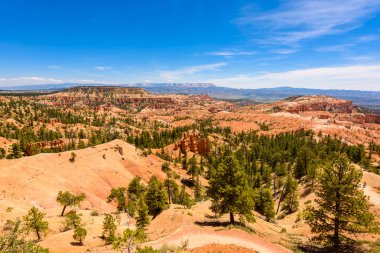 Doğal görünümünü kırmızı rock hoodoos günbatımı noktadan, Bryce Canyon Milli Parkı, Utah, Amerika Birleşik Devletleri