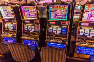 Gece ABD görüldüğü gibi Nevada Las Vegas soymak