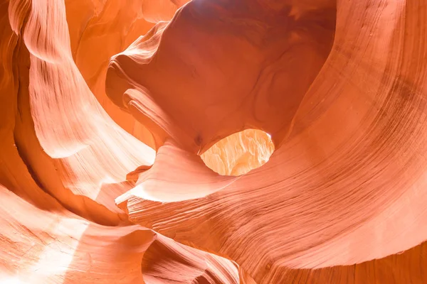 Vista Inferior Del Antelope Canyon Localizado Tierras Navajo Cerca Page — Foto de Stock