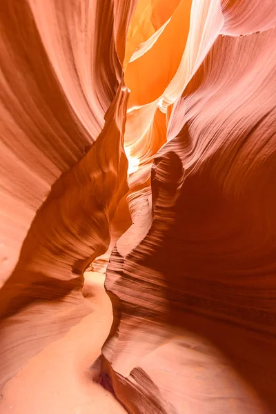 Camino Través Del Antelope Canyon Localizado Tierras Navajo Cerca Page — Foto de Stock