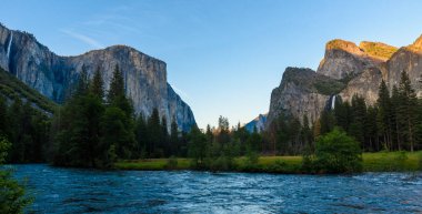 Vadi Manzaralı, Yosemite Milli Parkı, Kaliforniya, ABD