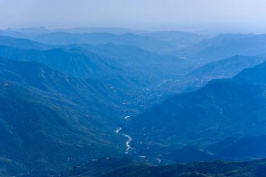 Sequoia National Park, Kaliforniya, ABD'de Hiking Moro Rock - görünümünden