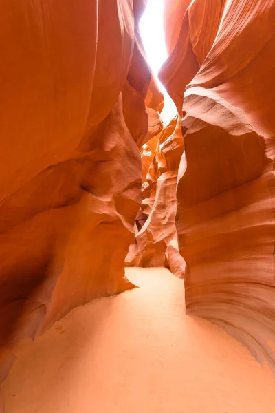 Camino Través Del Antelope Canyon Localizado Tierras Navajo Cerca Page — Foto de Stock