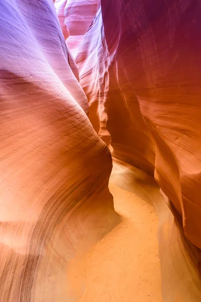 Camino Través Del Antelope Canyon Localizado Tierras Navajo Cerca Page — Foto de Stock