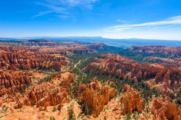 Légi Felvétel Vörös Homokkő Hoodoos Bryce Canyon Nemzeti Park Utah — Stock Fotó