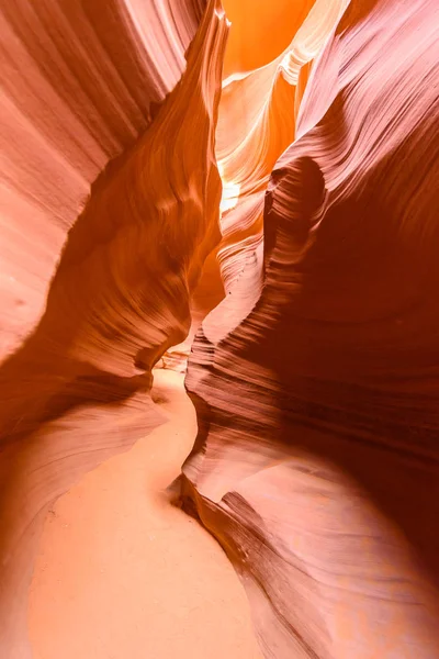 Camino Través Del Antelope Canyon Localizado Tierras Navajo Cerca Page — Foto de Stock