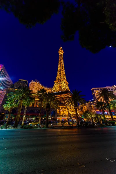 Las Vegas Strip Nevada Como Noche Estados Unidos — Foto de Stock