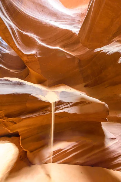 Camino Través Del Antelope Canyon Localizado Tierras Navajo Cerca Page — Foto de Stock