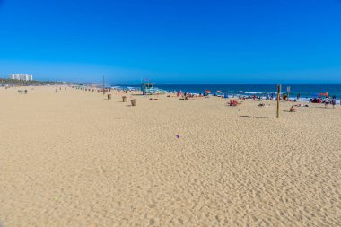 Santa monica beach, los angeles, Kaliforniya, ABD