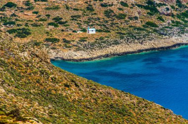 Balos Lagoon, Girit, Yunanistan adada üzerinde göster.