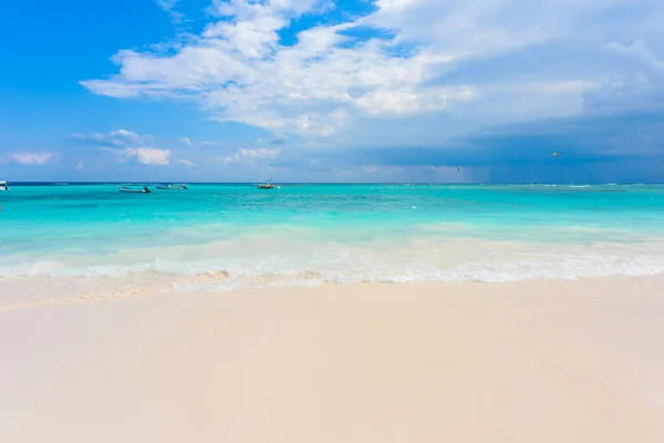 Xpu Stranden Karibiska Kusten Mexiko — Stockfoto