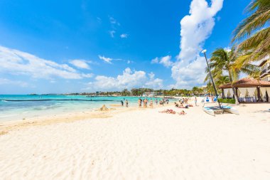 Bir Playa del Carmen - Cennet plaj ve şehir, Karayip kıyılarında, Quintana Roo, Meksika